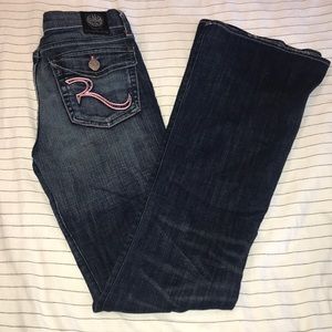 Rock & Republic Jeans w/ Pink Stitching (29)